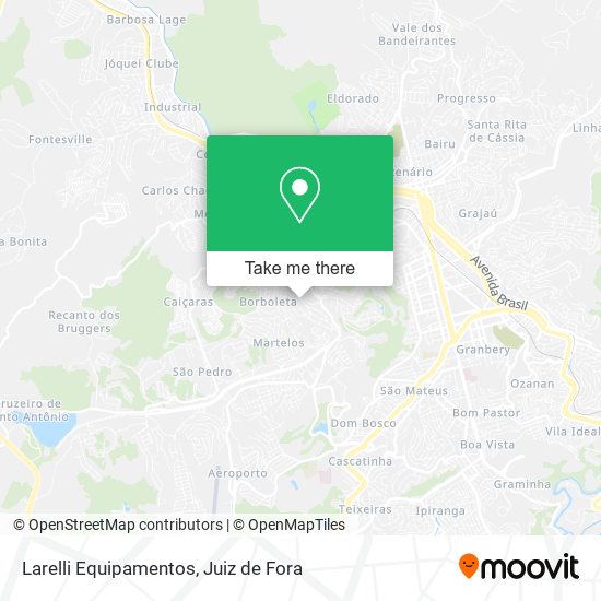 Larelli Equipamentos map
