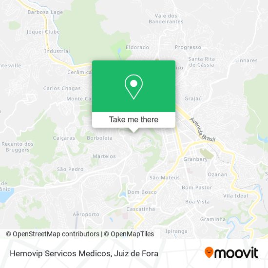 Hemovip Servicos Medicos map