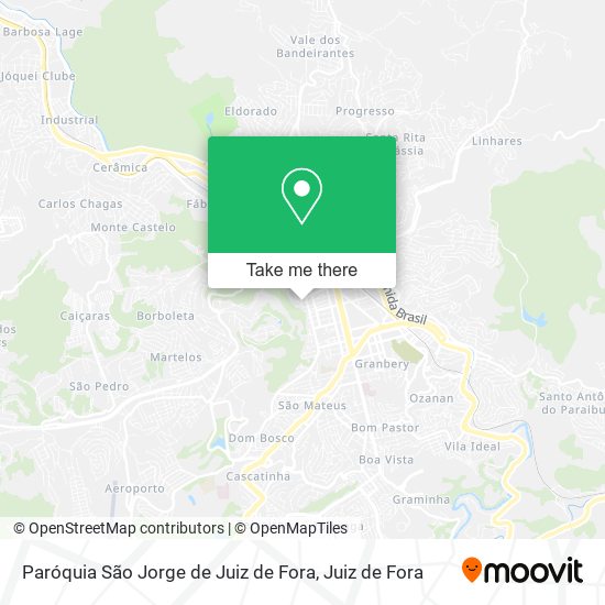 Paróquia São Jorge de Juiz de Fora map