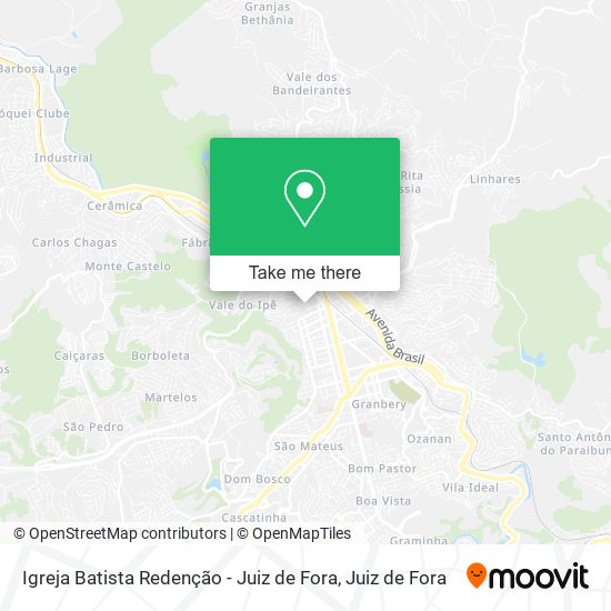 Igreja Batista Redenção - Juiz de Fora map