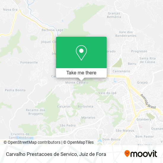 Mapa Carvalho Prestacoes de Servico