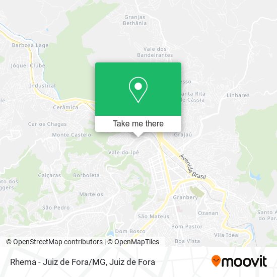 Rhema - Juiz de Fora/MG map