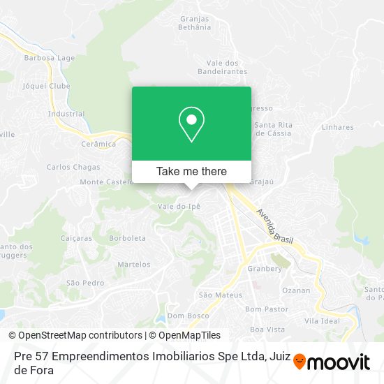 Mapa Pre 57 Empreendimentos Imobiliarios Spe Ltda