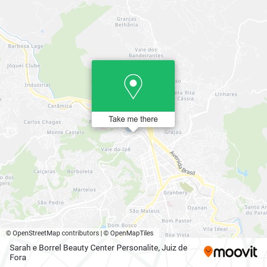 Sarah e Borrel Beauty Center Personalite map