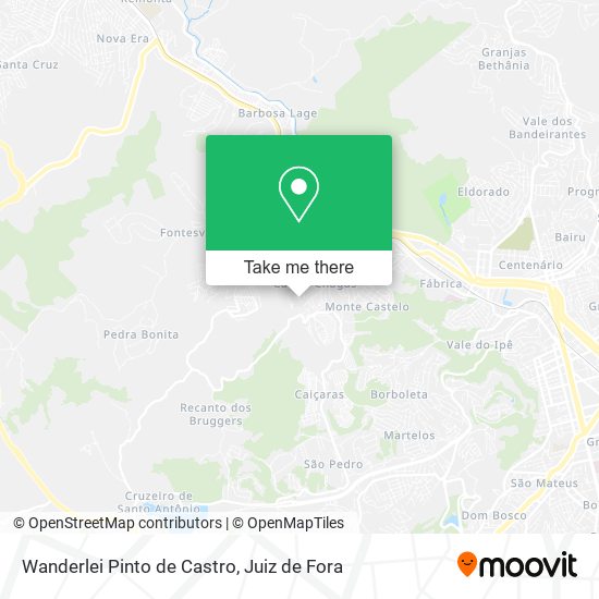 Wanderlei Pinto de Castro map