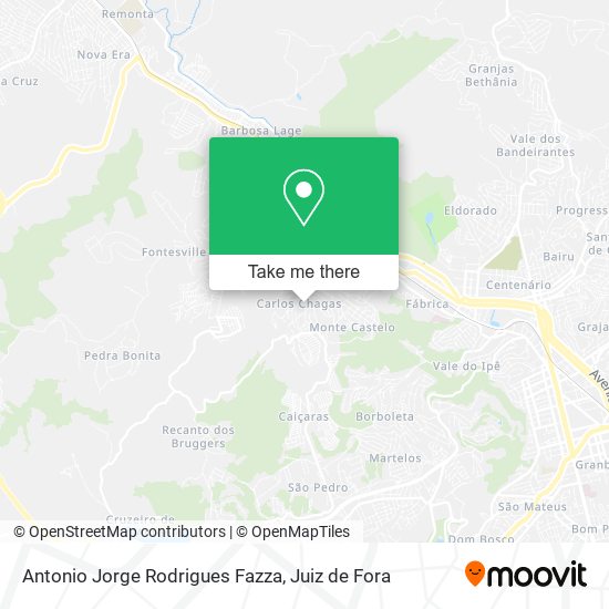 Antonio Jorge Rodrigues Fazza map