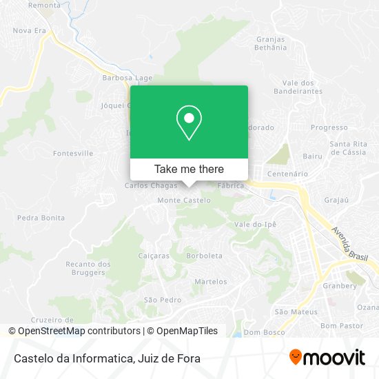 Castelo da Informatica map
