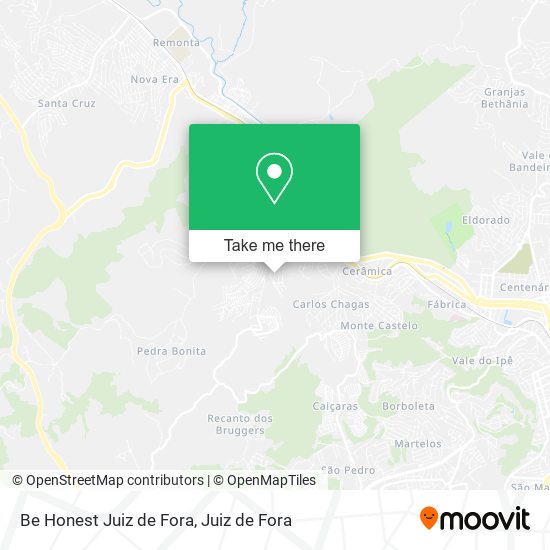 Be Honest Juiz de Fora map