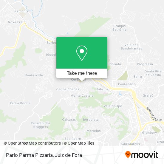 Parlo Parma Pizzaria map