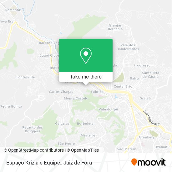 Espaço Krizia e Equipe. map