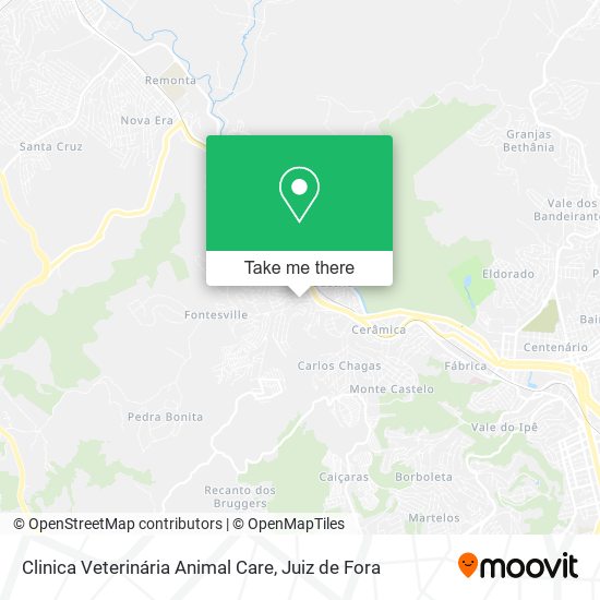 Clinica Veterinária Animal Care map