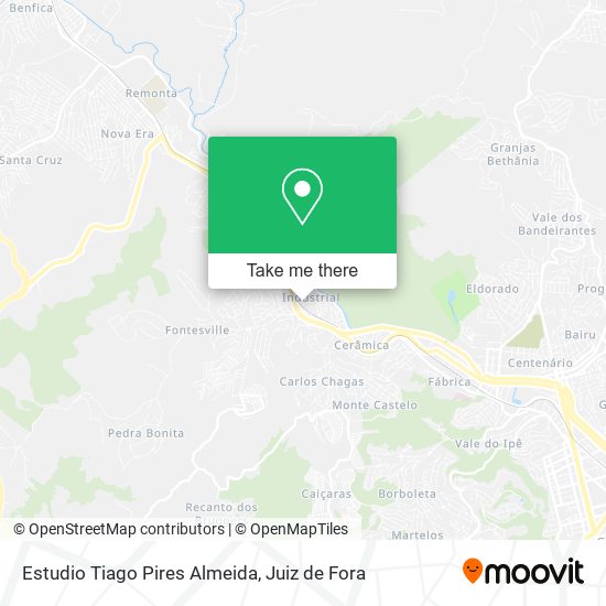 Estudio Tiago Pires Almeida map