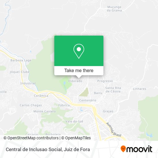 Central de Inclusao Social map