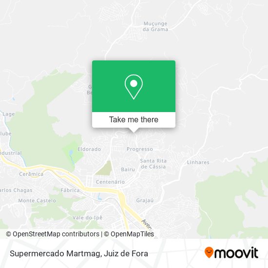 Supermercado Martmag map