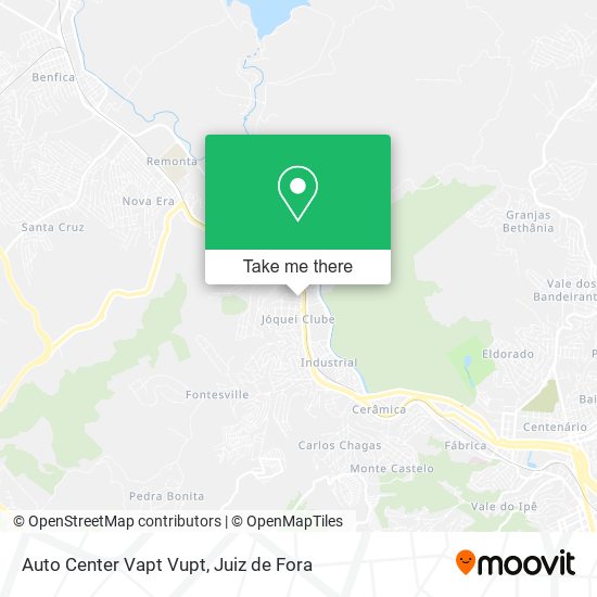 Mapa Auto Center Vapt Vupt