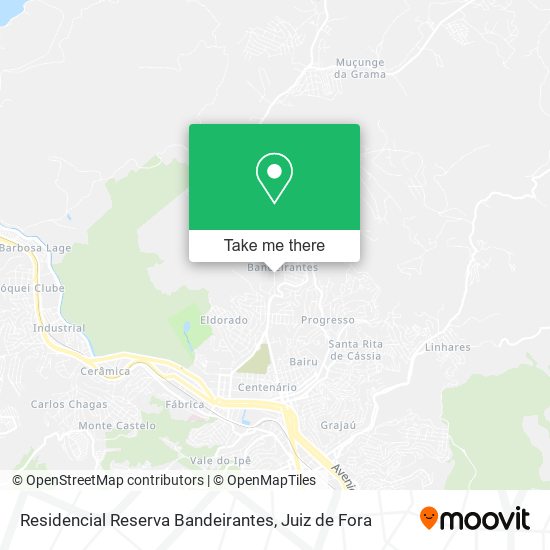 Mapa Residencial Reserva Bandeirantes