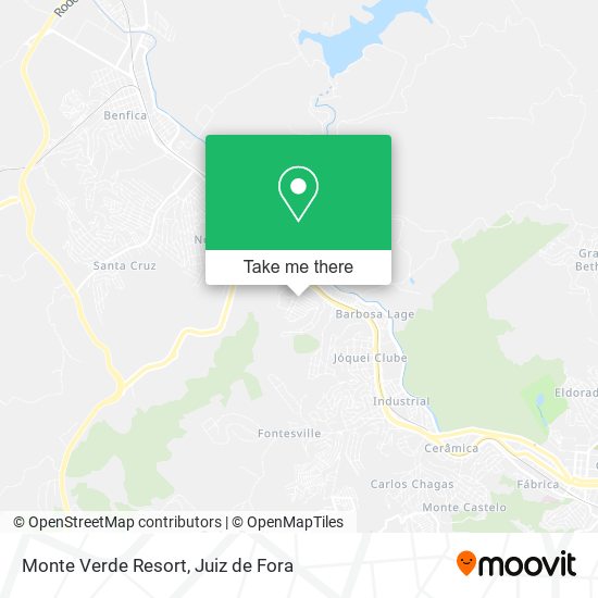 Monte Verde Resort map