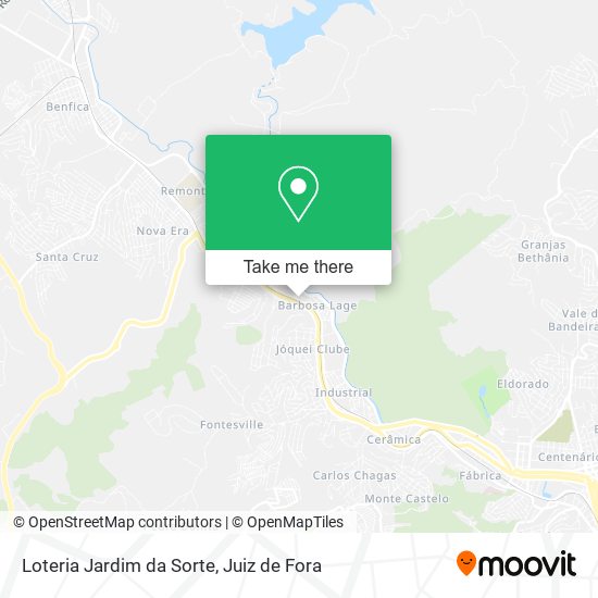 Loteria Jardim da Sorte map
