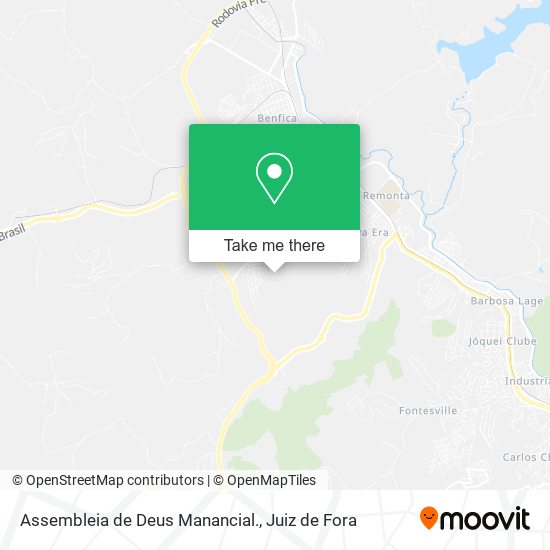 Assembleia de Deus Manancial. map