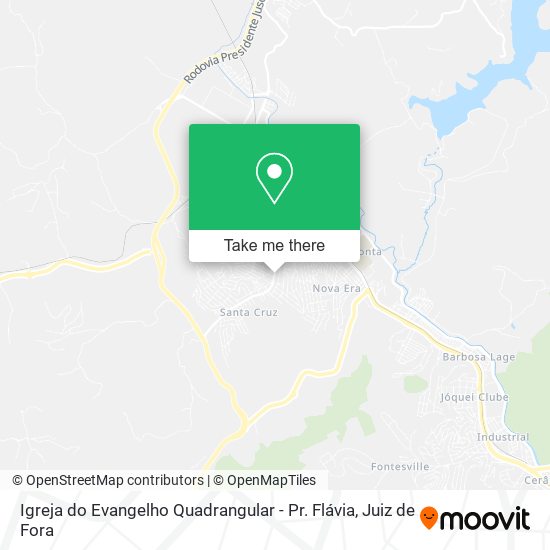 Igreja do Evangelho Quadrangular - Pr. Flávia map