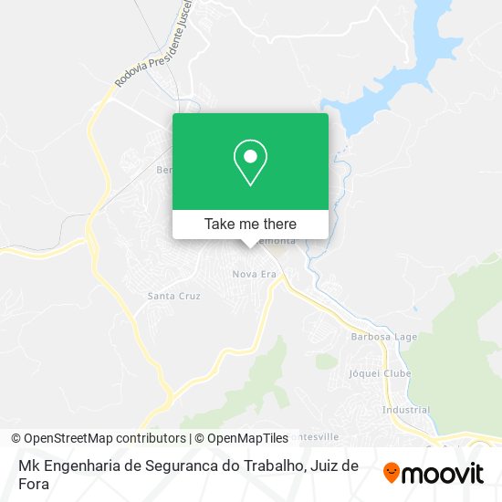 Mk Engenharia de Seguranca do Trabalho map
