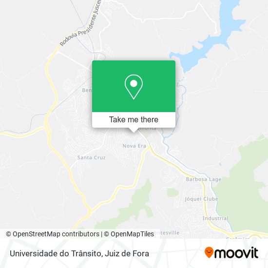 Universidade do Trânsito map
