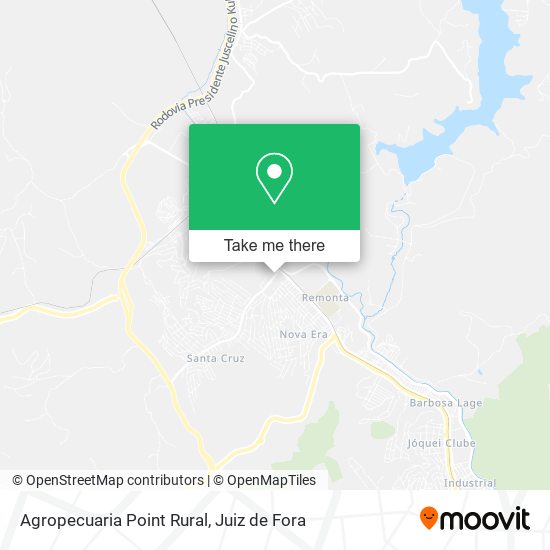 Agropecuaria Point Rural map