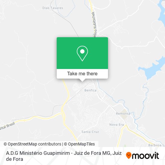 A.D.G Ministério Guapimirim - Juiz de Fora MG map