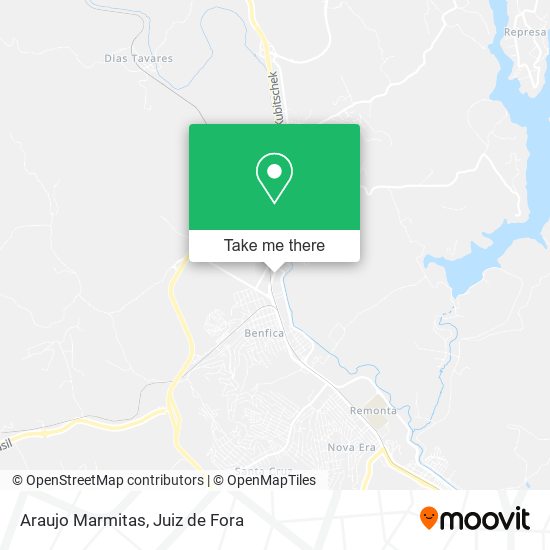 Mapa Araujo Marmitas