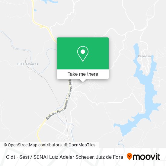 Cidt - Sesi / SENAI Luiz Adelar Scheuer map