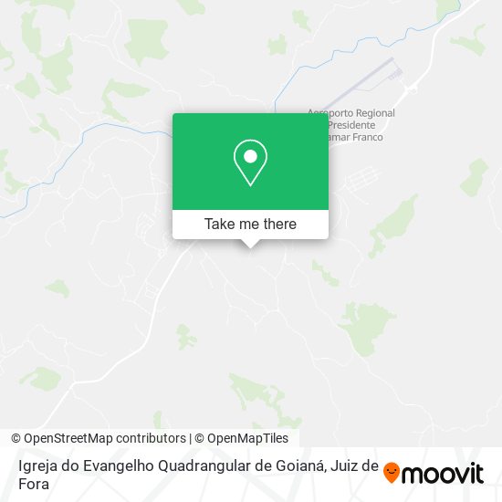 Igreja do Evangelho Quadrangular de Goianá map