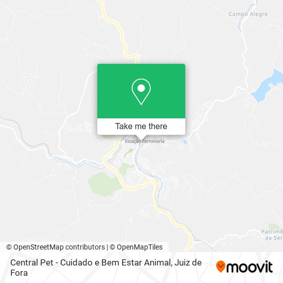 Central Pet - Cuidado e Bem Estar Animal map