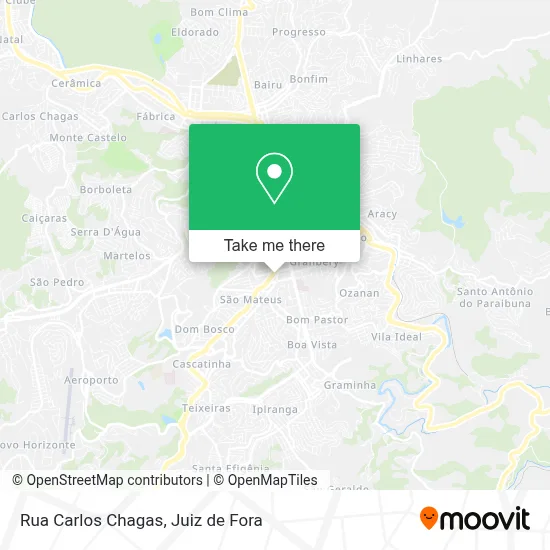 Rua Carlos Chagas map