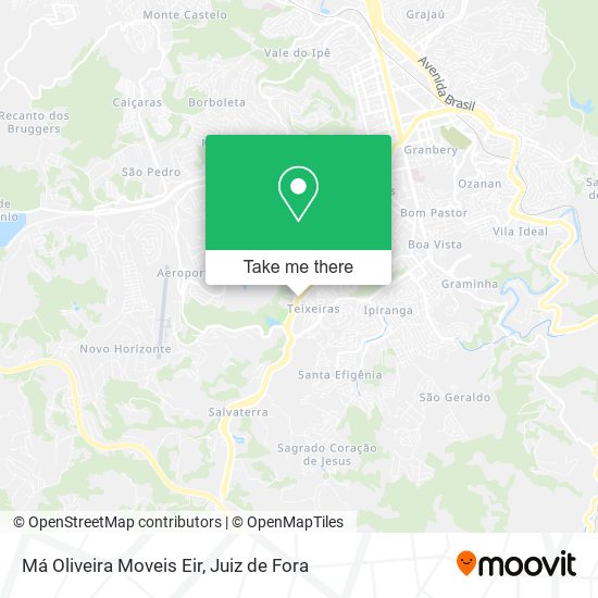 Mapa Má Oliveira Moveis Eir