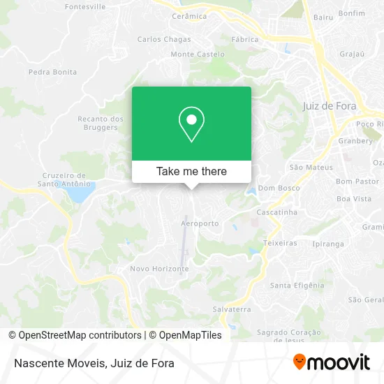 Nascente Moveis map
