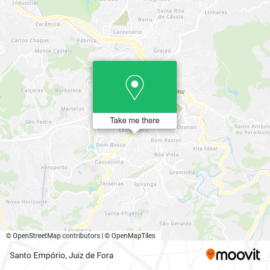 Santo Empório map