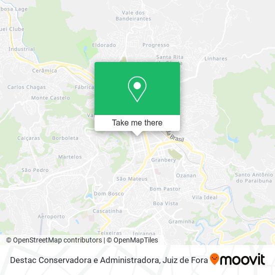 Destac Conservadora e Administradora map