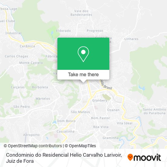 Condominio do Residencial Helio Carvalho Larivoir map