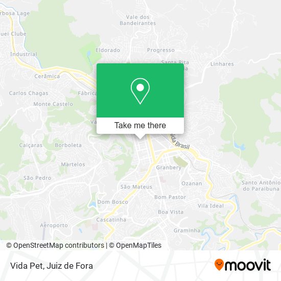 Vida Pet map