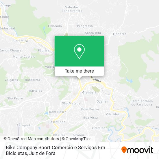 Mapa Bike Company Sport Comercio e Serviços Em Bicicletas