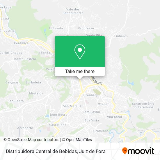 Distribuidora Central de Bebidas map