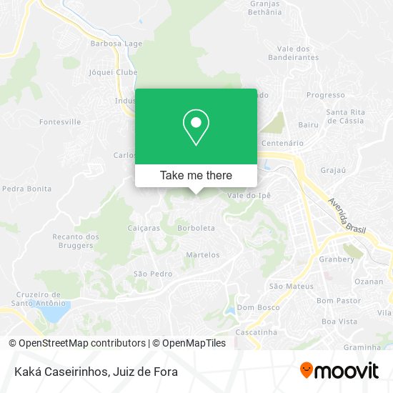 Kaká Caseirinhos map
