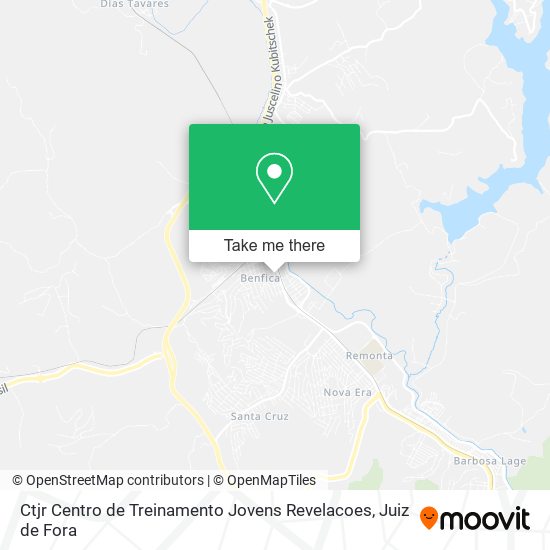 Mapa Ctjr Centro de Treinamento Jovens Revelacoes