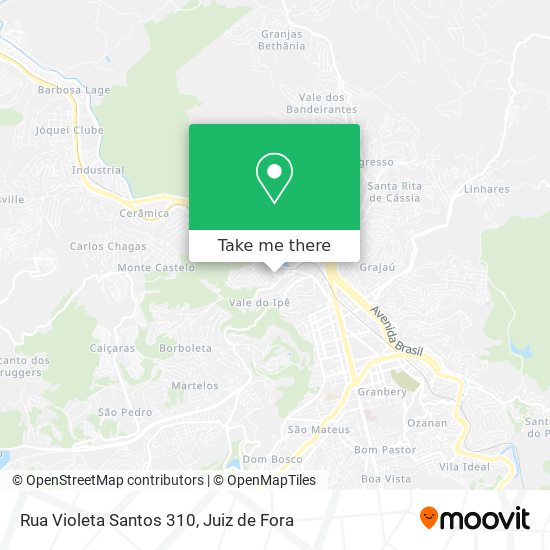 Rua Violeta Santos 310 map
