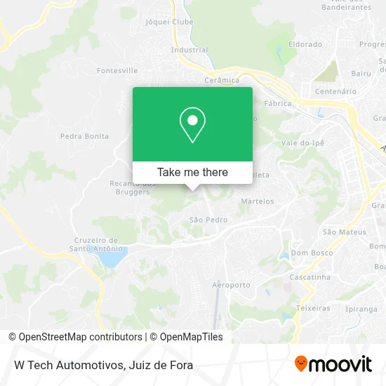 W Tech Automotivos map