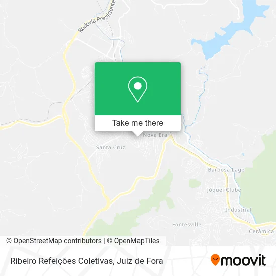 Ribeiro Refeições Coletivas map