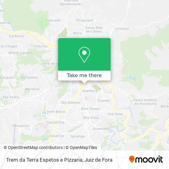 Trem da Terra Espetos e Pizzaria map