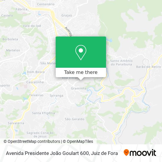 Mapa Avenida Presidente João Goulart 600