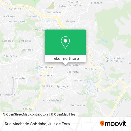 Mapa Rua Machado Sobrinho