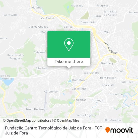 Fundação Centro Tecnológico de Juiz de Fora - FCT map